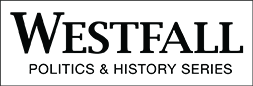 Westfall Politics & History Series logo - black text on white background